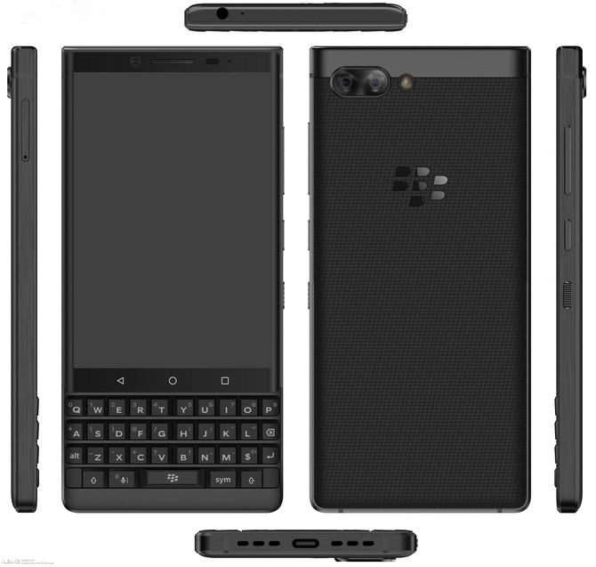 BlackBerry KEY2泄露 搭載高通處理器660