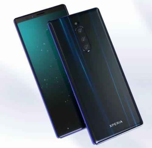 索尼Xperia XZ4渲染图、贴膜曝光：21:9超长带鱼屏