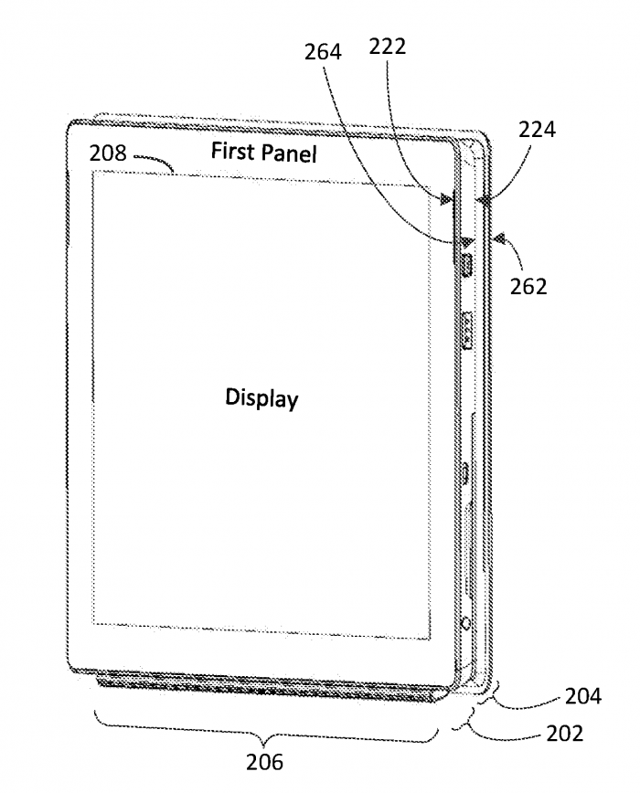 Surface Pro新专利：增加磁块平板模式下让Type Cover更贴合背面