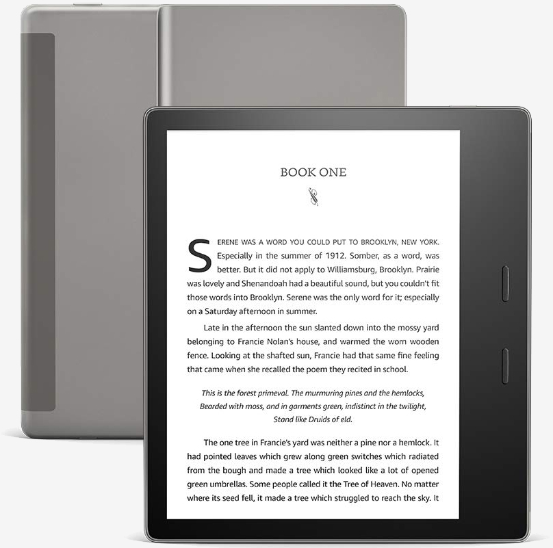 亚马逊发布第3代Kindle Oasis 增加了屏幕色温控制